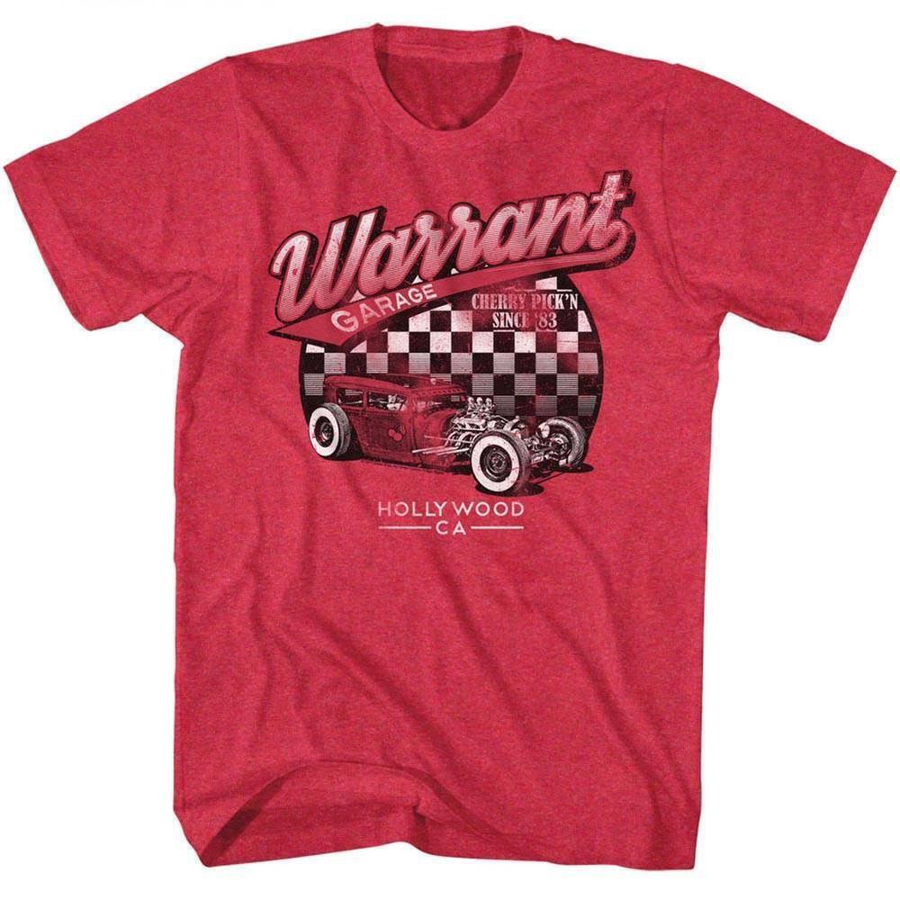 Warrant Garage Cherry Heather Adult T Shirt